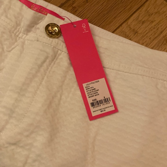 Lilly Pulitzer Women's Colette Scallop
Hem Skort in White - Picture 3 of 3